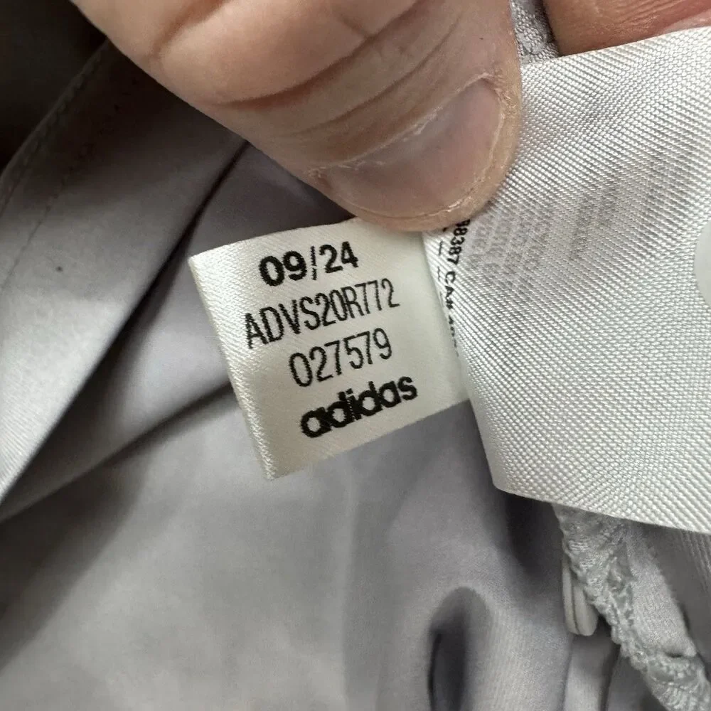 Adidas Polo Shirt Men Small Gray Ultimate Performance Stretch Golf New With Tags